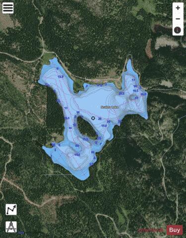 Scuitto Lake depth contour Map - i-Boating App - Satellite