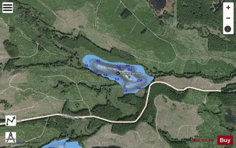 Snakehead Lake depth contour Map - i-Boating App - Satellite