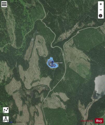 Slager / Steiger Lake depth contour Map - i-Boating App - Satellite