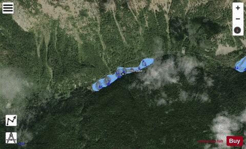 Strike (Lightning #3) Lake depth contour Map - i-Boating App - Satellite