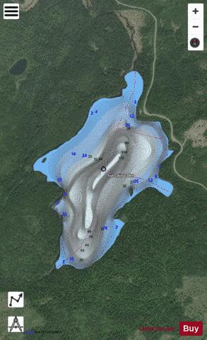 Succour Lake depth contour Map - i-Boating App - Satellite