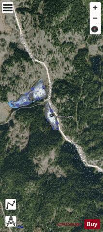 Loosemore / Summit #2 Lake depth contour Map - i-Boating App - Satellite
