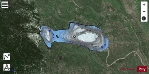 Susan Lake depth contour Map - i-Boating App - Satellite