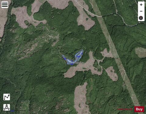 Tadjiss Lake depth contour Map - i-Boating App - Satellite