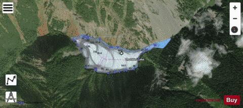 Thunder Lake depth contour Map - i-Boating App - Satellite