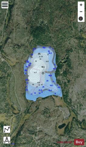 Tingley Lake depth contour Map - i-Boating App - Satellite