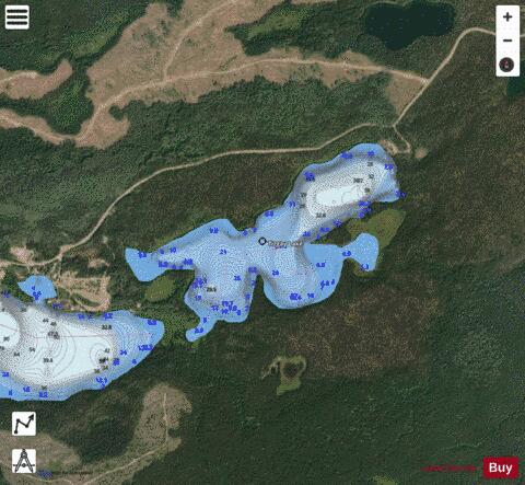 Tizgay Lake depth contour Map - i-Boating App - Satellite