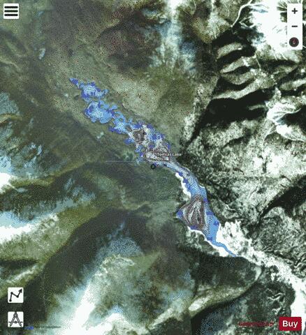 Tomias Lake depth contour Map - i-Boating App - Satellite