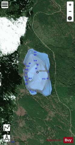 Trio Lake depth contour Map - i-Boating App - Satellite