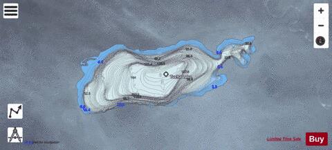 Tucha Lake depth contour Map - i-Boating App - Satellite