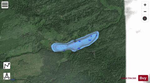 Unnamed Lake No 34 depth contour Map - i-Boating App - Satellite