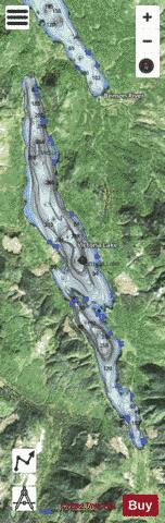 Victoria Lake depth contour Map - i-Boating App - Satellite