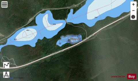 Witney Lake depth contour Map - i-Boating App - Satellite