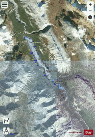 Wokkpash Lake depth contour Map - i-Boating App - Satellite