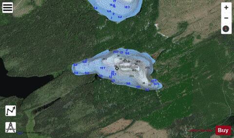Wonder Lake depth contour Map - i-Boating App - Satellite