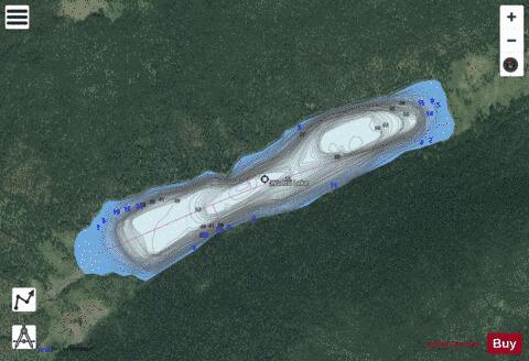 Wudtsi Lake depth contour Map - i-Boating App - Satellite
