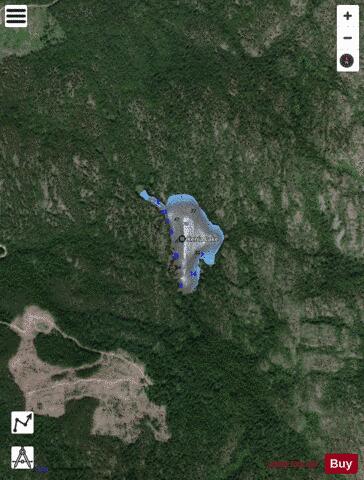 Xenia Lake depth contour Map - i-Boating App - Satellite