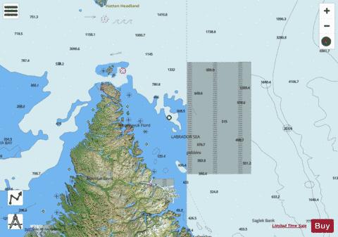 Murphy Head to Button Islands Marine Chart - Nautical Charts App - Satellite
