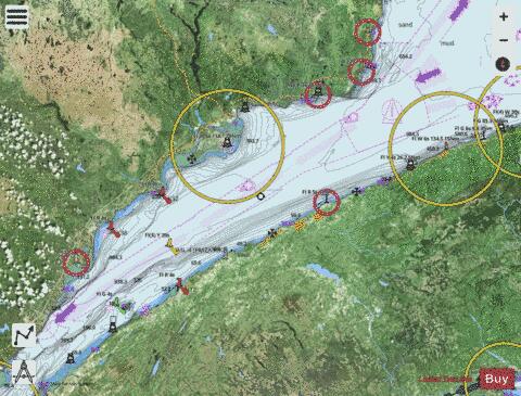 Pointe des Monts aux\to Escoumins Marine Chart - Nautical Charts App - Satellite