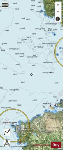 Cape Scott to Cape Calvert Marine Chart - Nautical Charts App - Satellite