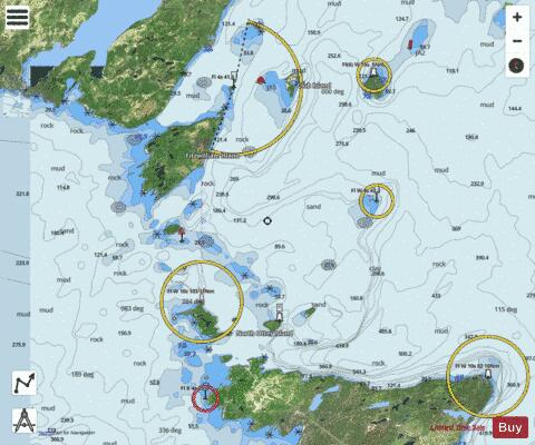 Cape Hurd to\a Lonely Island Marine Chart - Nautical Charts App - Satellite