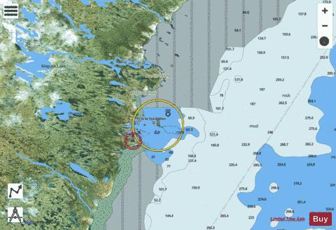Arviat and Approaches / et Approches Marine Chart - Nautical Charts App - Satellite