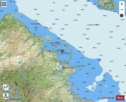 Cape Prince of Wales to Davies Island Marine Chart - Nautical Charts App - Satellite
