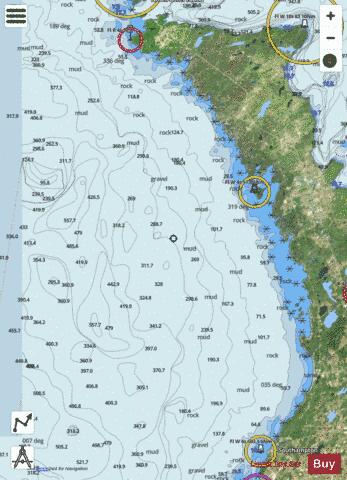Chantry Island to/a Cove Island Marine Chart - Nautical Charts App - Satellite