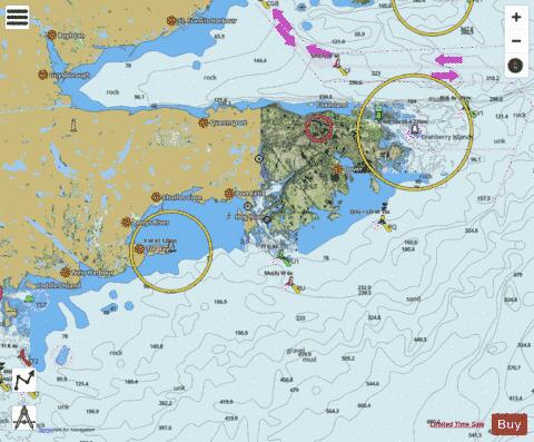 Cape Canso to/a Country Island Marine Chart - Nautical Charts App - Satellite