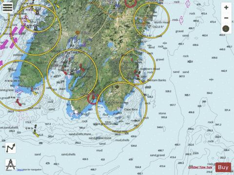 Bay Bulls to/a St. Mary's Bay Marine Chart - Nautical Charts App - Satellite