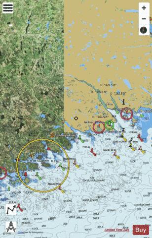 Country Island to/a Barren Island Marine Chart - Nautical Charts App - Satellite