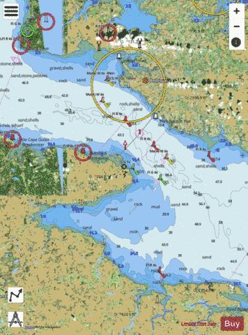 Tryon Shoals to Cape Egmont Marine Chart - Nautical Charts App - Satellite
