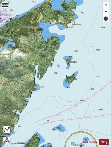 Cape St. John to/a St. Anthony Marine Chart - Nautical Charts App - Satellite