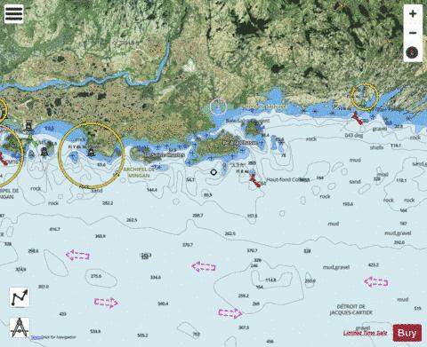 Baie Piashti a/to Ile au Marteau Marine Chart - Nautical Charts App - Satellite