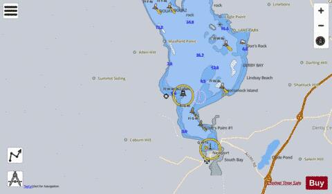 CA_CA43MMHA Marine Chart - Nautical Charts App - Satellite