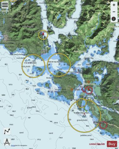 Tofino Inlet to\a Millar Channel (Part 1 of 2) Marine Chart - Nautical Charts App - Satellite
