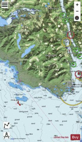 Nootka Sound (Part 1 of 2) Marine Chart - Nautical Charts App - Satellite