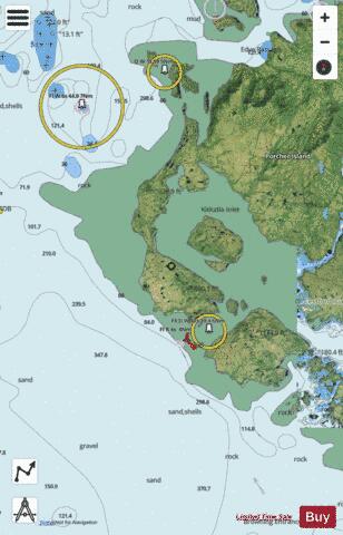 Kitkatla Channel and\et Ogden Channel Marine Chart - Nautical Charts App - Satellite