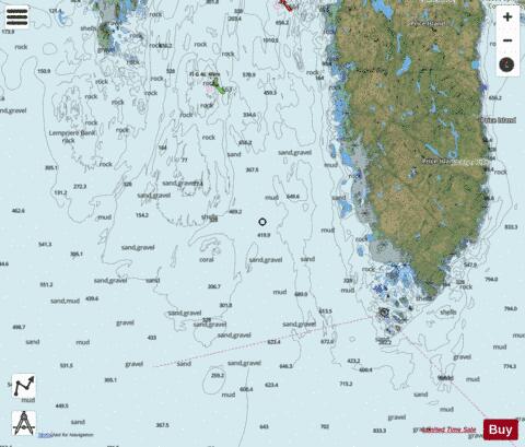 Laredo Sound Part 2 Marine Chart - Nautical Charts App - Satellite