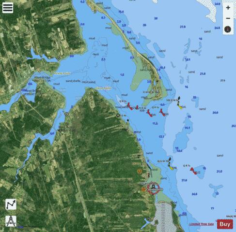Buctouche Harbour Marine Chart - Nautical Charts App - Satellite