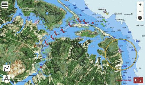 Richibucto Harbour Marine Chart - Nautical Charts App - Satellite