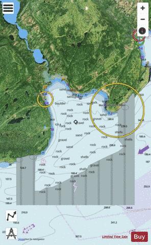 Forteau Bay Marine Chart - Nautical Charts App - Satellite