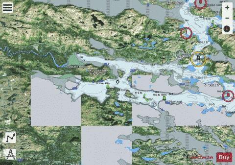 Akuliakatak Peninsula to Satosoak Island Marine Chart - Nautical Charts App - Satellite