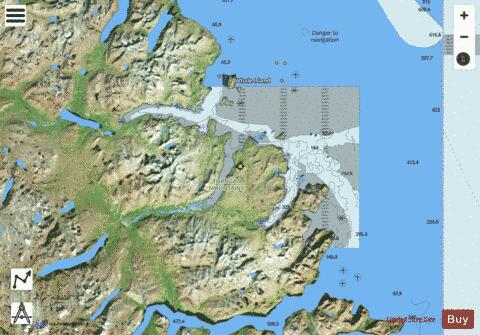 Cape Daly to/a Amiktok Island Marine Chart - Nautical Charts App - Satellite