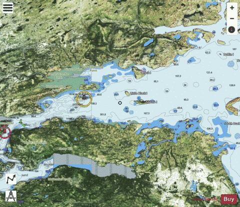 Groswater Bay Marine Chart - Nautical Charts App - Satellite