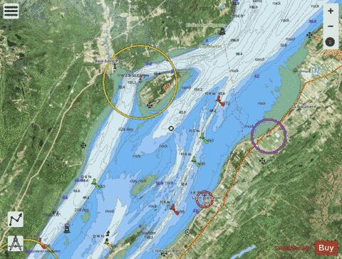 Cap aux Oies a\to Sault-au-Cochon Marine Chart - Nautical Charts App - Satellite