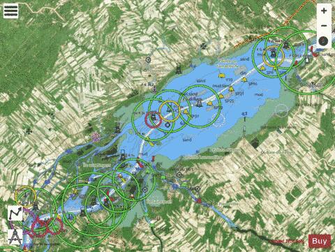 Lac St Pierre Marine Chart - Nautical Charts App - Satellite