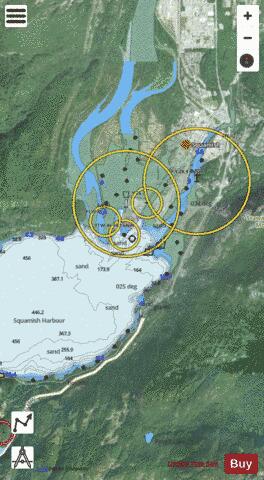 Squamish Harbour Marine Chart - Nautical Charts App - Satellite
