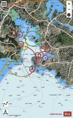 Esquimalt Harbour Marine Chart - Nautical Charts App - Satellite