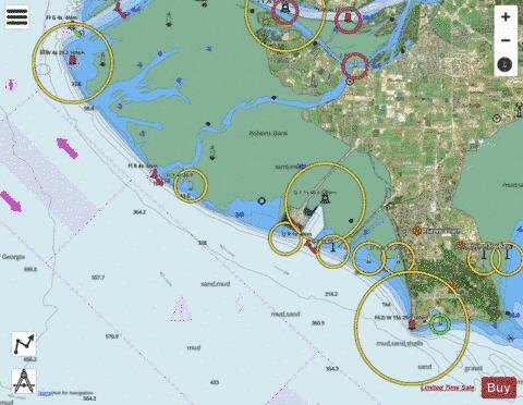 Roberts Bank Marine Chart - Nautical Charts App - Satellite